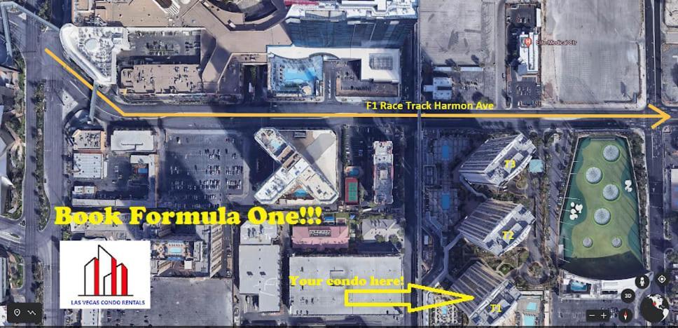 Mgm Signature-29-607 F1 Track & Strip View Balcony Las Vegas Exterior foto